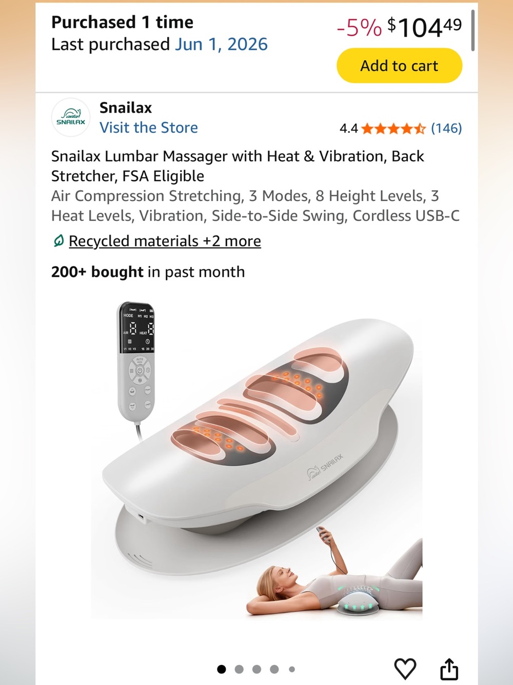 Lumbar messenger